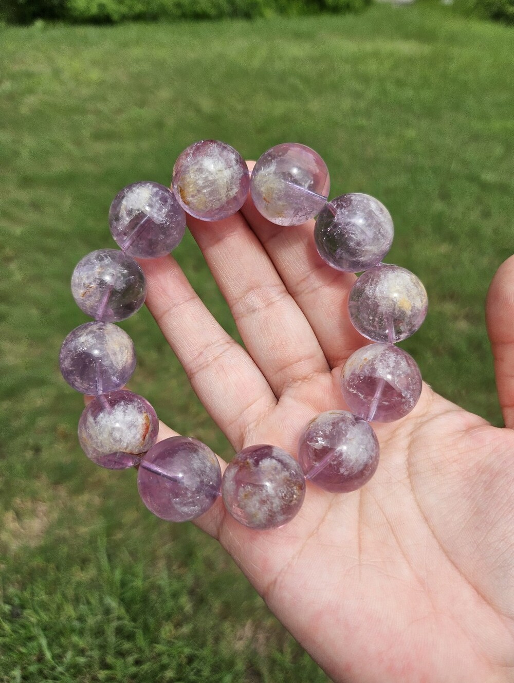 20mm Amethyst Bracelet